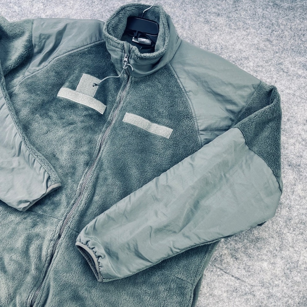 USGI ECWCS Gen III Peckham Fleece Jacket Men 2XL X-Long Green Level 3 Military